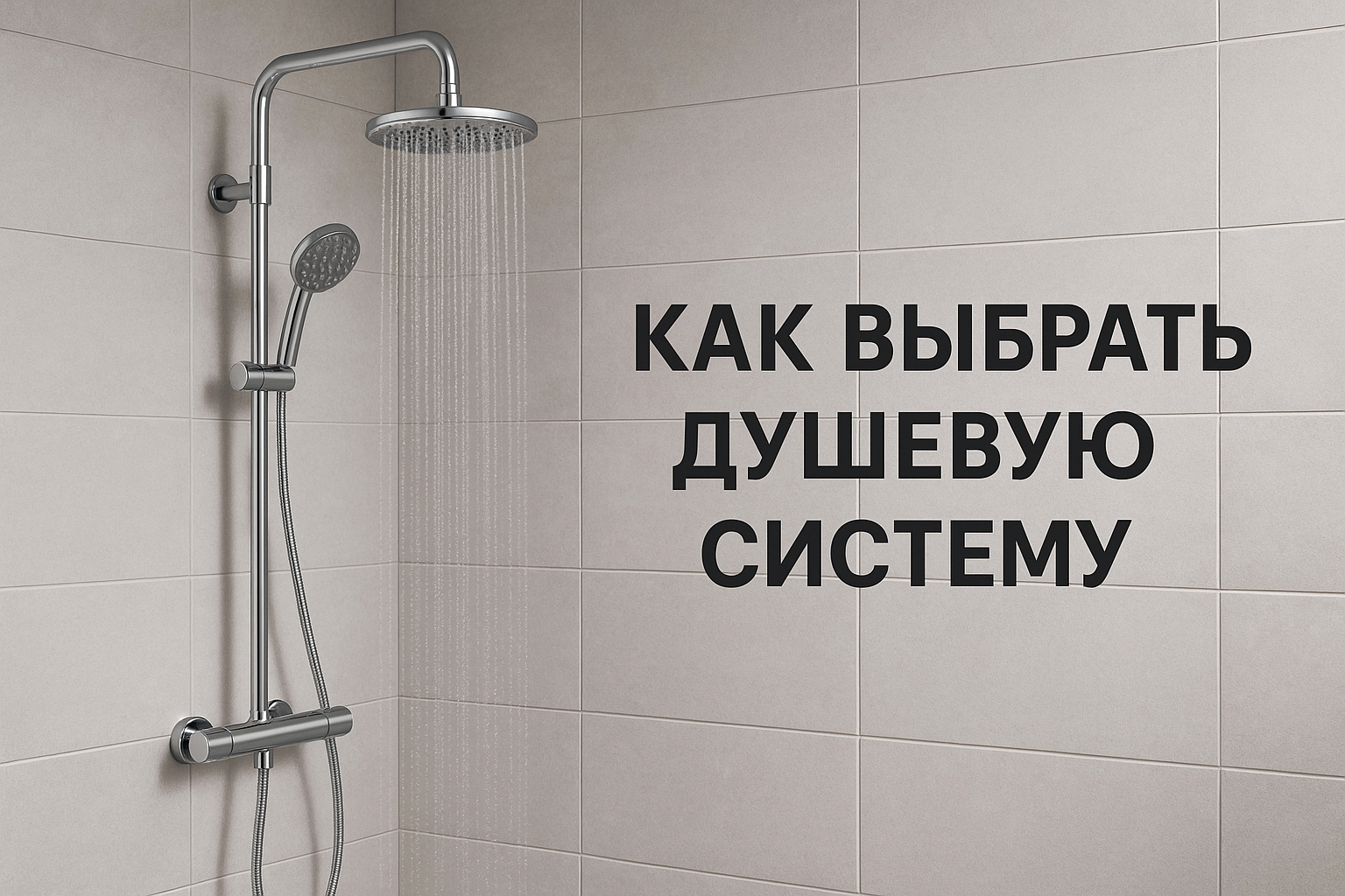 Как выбрать душевую систему